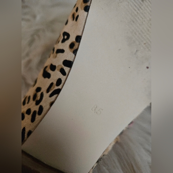 Matisse real leather leopard Print Mules classic | size 8.5 - Picture 8 of 9